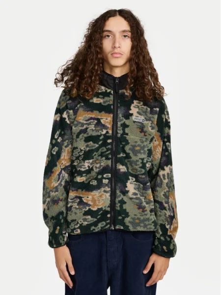 Sacou Element din fleece clasic verde