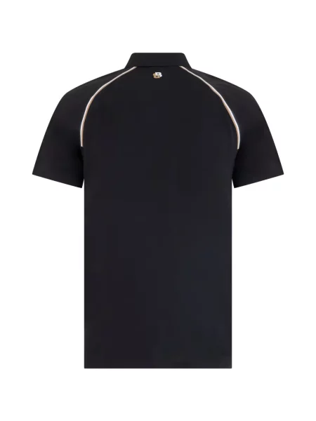 Tricou polo Boss cu imagine negru