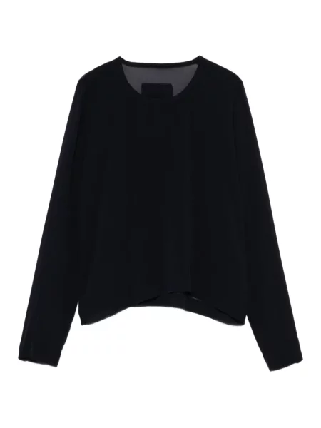 Przezroczysty długi top Private 0204 czarny