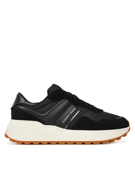 Маратонки Tommy Jeans TJW CLEATED RUNNER черно