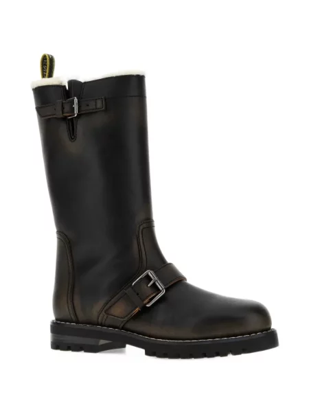 Botine Fendi din piele alb