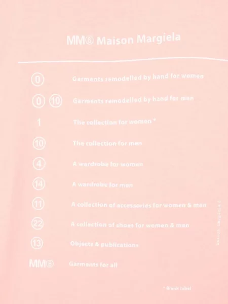 Koszulka dziecięca Mm6 Maison Margiela różowa