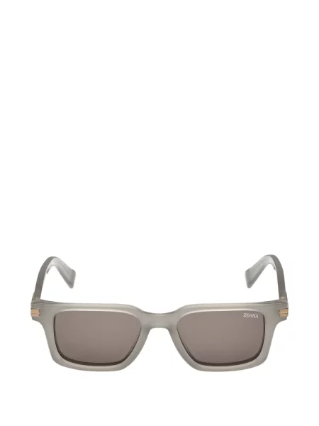 Ochelari de soare dreptunghiulari Zegna gri