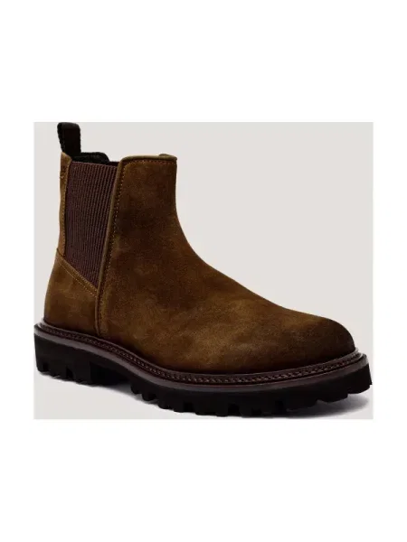 BOSS BLACK De piele ghete chelsea Julyo_Cheb_sde negru