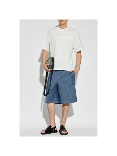 Bermudy Jil Sander niebieskie
