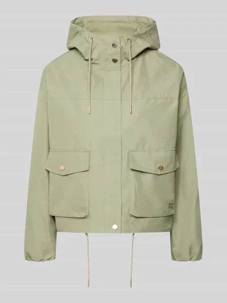 Parka o kroju regular fit z mieszanki bawełny S.oliver Red Label khaki