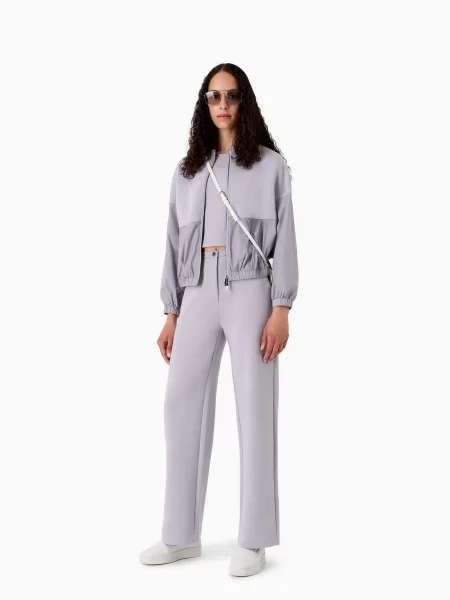 Повседневные брюки Emporio Armani фиолетовые