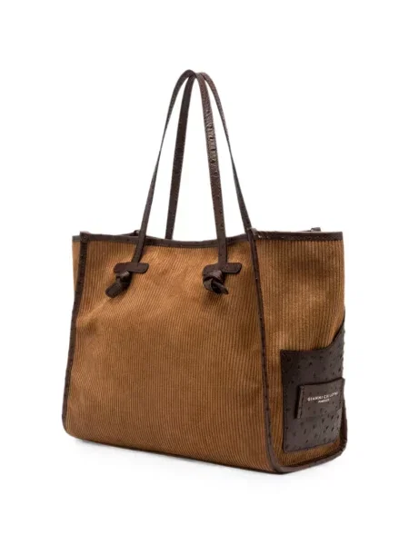 Geantă shopper Gianni Chiarini din piele maro