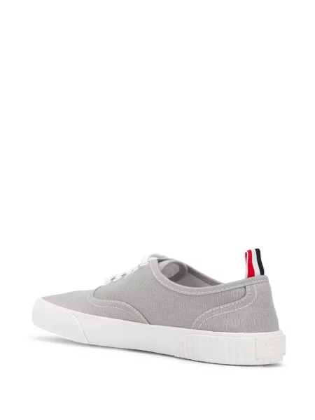 Plátěné tenisky Thom Browne šedé