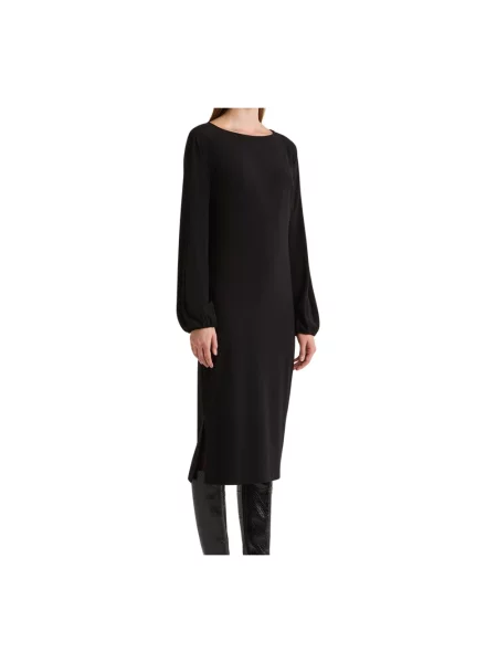 Sukienka Maliparmi z dżerseju garniturowa czarna