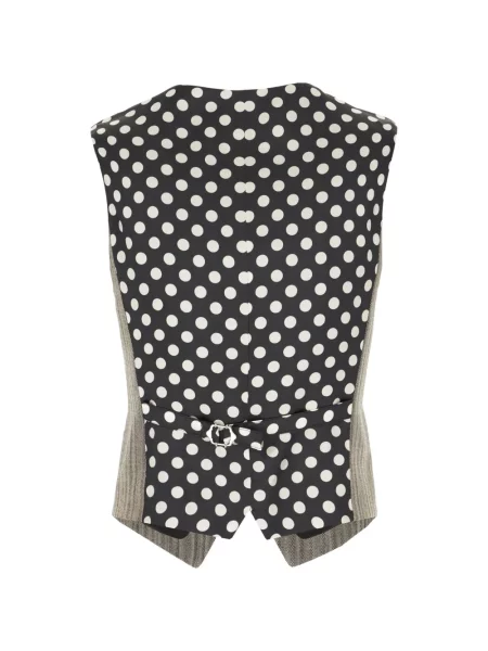 Vestă Paul Smith cu model herringbone gri