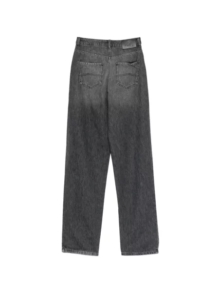 Blugi drepți Emporio Armani gri