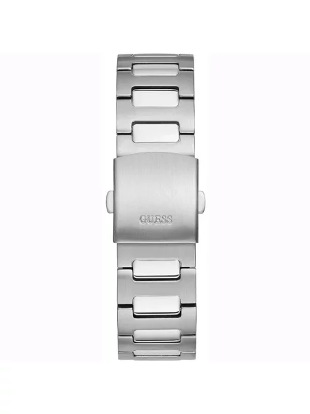 Lniany zegarek Guess szary