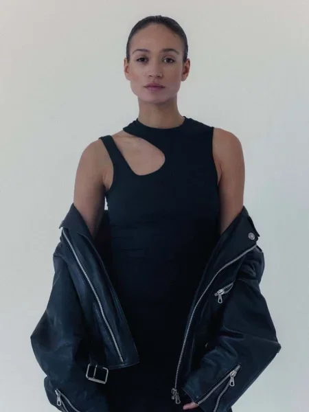 Šaty MUUV. LARME mini černá