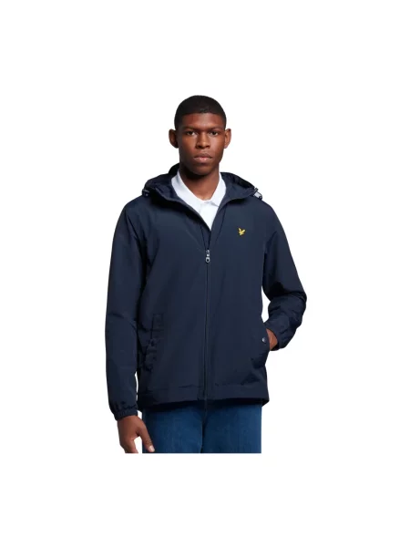 Kurtka Lyle & Scott z kapturem niebieska