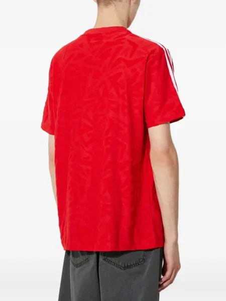 Tricou Adidas cu imagine alergare din jerseu gri