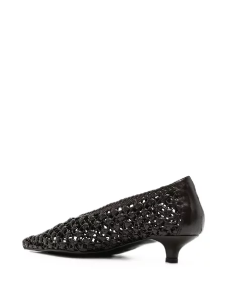 Pantofi cu toc Toteme din piele maro