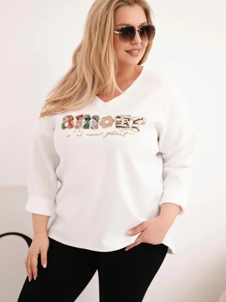 Geacă Kesi Włoski cu decolteu în V mari negru