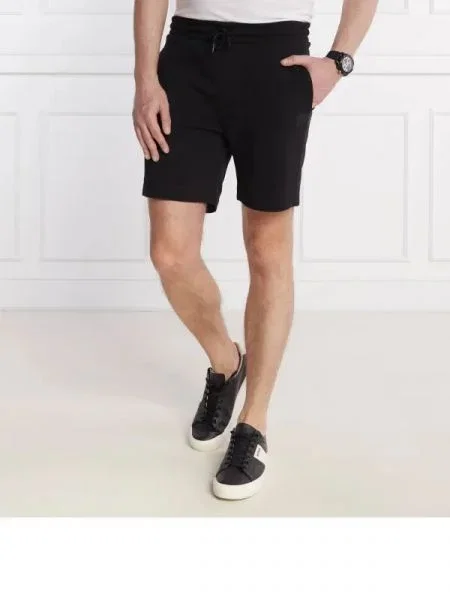 BOSS ORANGE Pantaloni scurți Relaxed fit negru