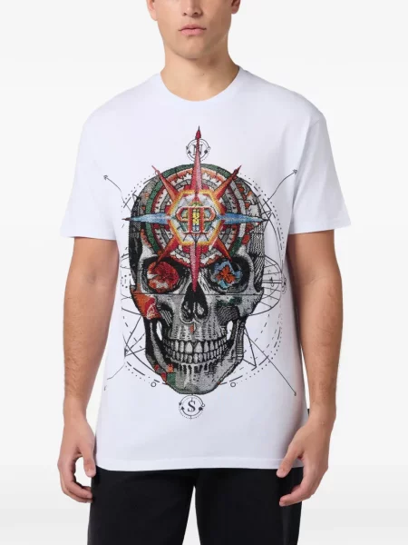 Tricou Philipp Plein alb