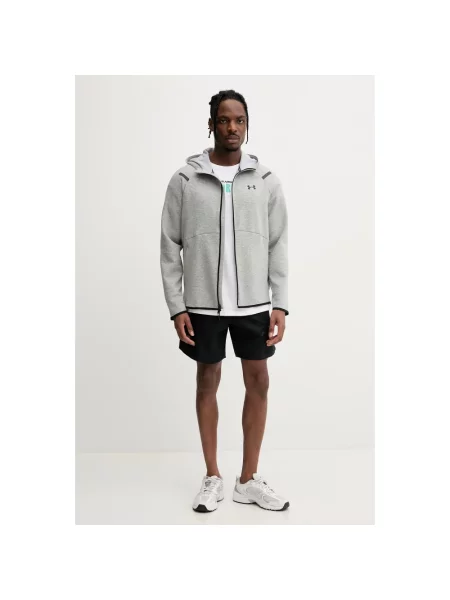 Kurtka krój regular fit z kapturem model Unstoppable' Under Armour szara