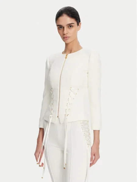 Elisabetta Franchi Sacou alb