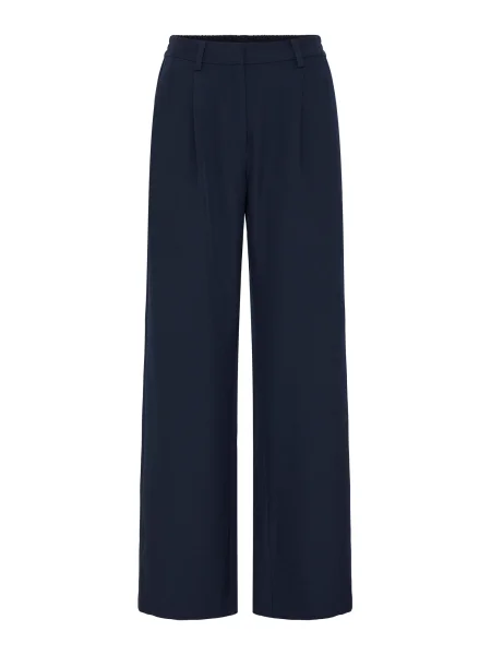 ICHI Pantaloni cu dungă IHFAVA bleumarin