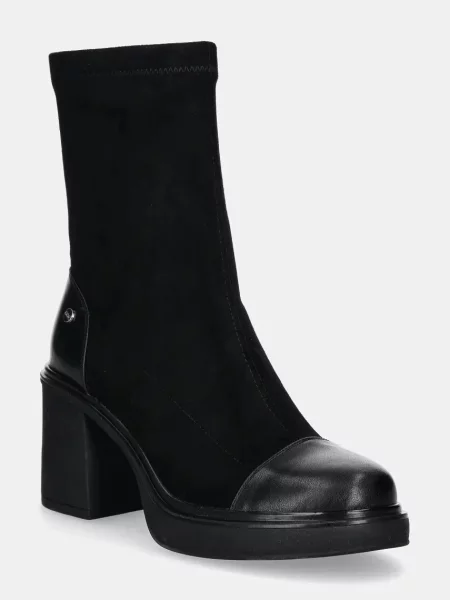 GOE botine femei cu drept BLACK negru