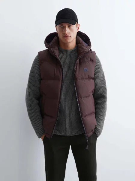 Утепленный жилет Marc O'polo бордовый