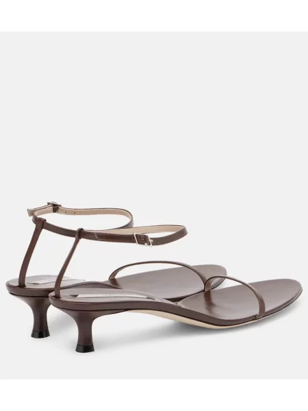 Sandale Christen din piele maro