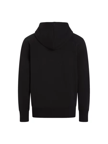 Bluza z kapturem Calvin Klein z kapturem czarna