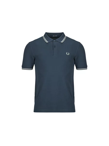 Polo majica Fred Perry s kratkimi rokavi modra