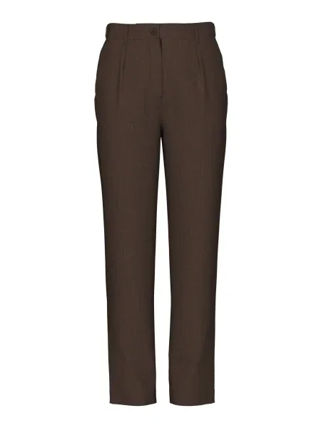 PIECES Pantaloni cutați PCKamil' maro