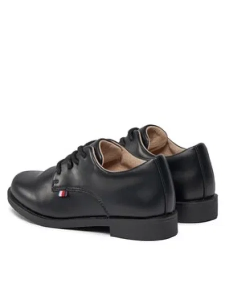 Polobotky Tommy Hilfiger Low Cut Lace Up Shoe černá