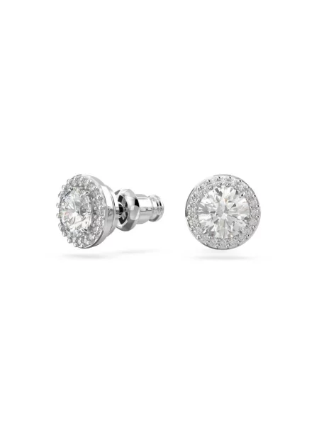Kolczyki Swarovski białe
