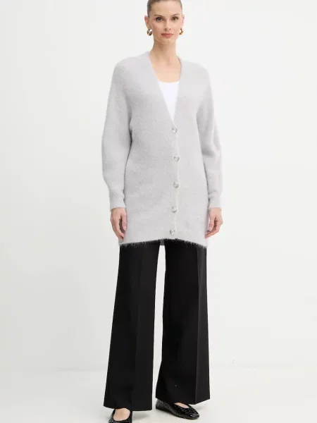 Marella cardigan de lână gri