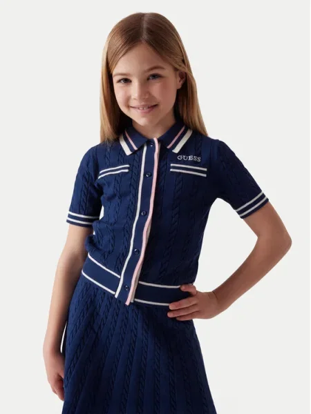 Guess Cardigan Bleumarin