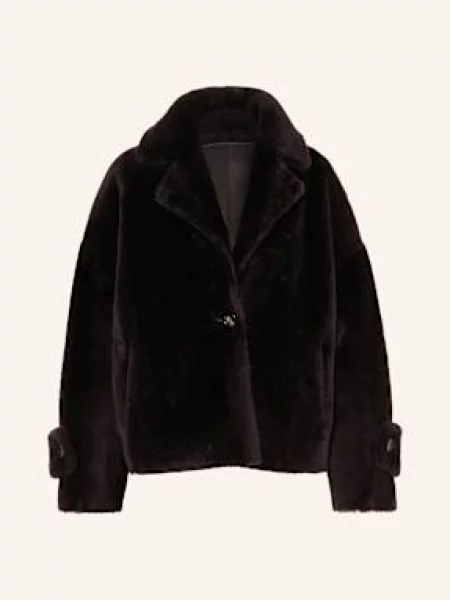 Manzoni 24 Kurtka Z Wełny Merino braun