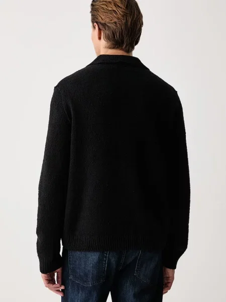 Marc O'Polo sweter z bawełną czarny
