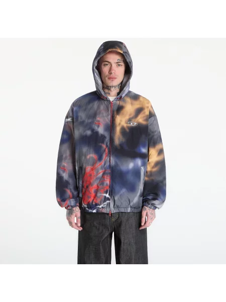 Μπουφάν Diesel J-Mirr Jacket Grey/ Purple 48 γκρι