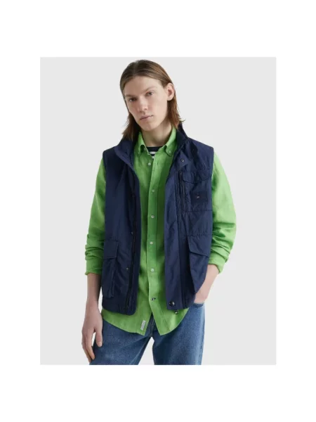 Kamizelka Tommy Hilfiger niebieska
