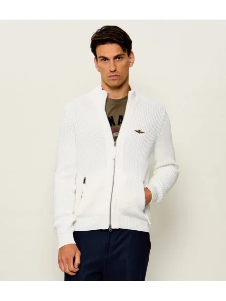 Aeronautica Militare Pulover alb