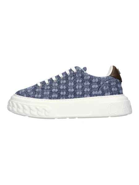 Sneakersy Casadei skórzane niebieskie