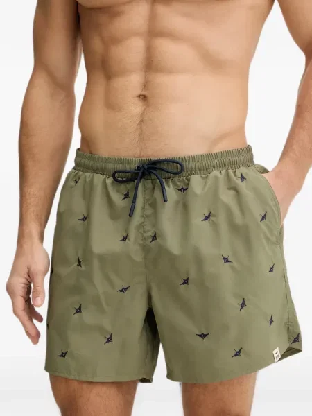 Slip de baie Aeronautica Militare cu cordon verde