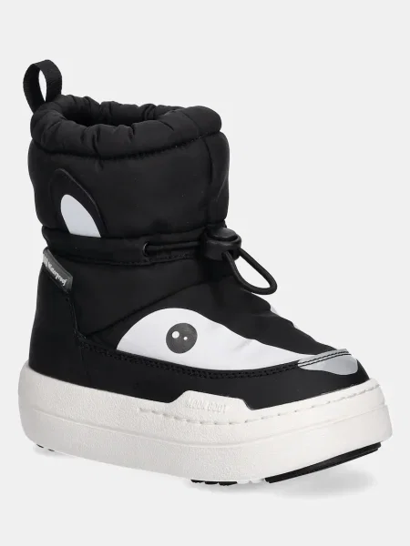 Moon Boot gyerek hótaposó MB JR PARK TUBE MID ANIMAL WP fekete