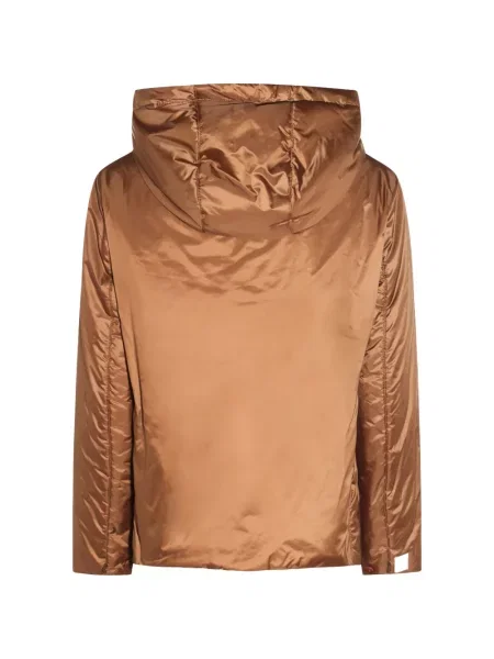 Palton Max Mara cu glugă maro
