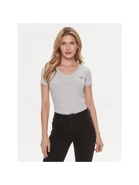 Guess T-Shirt Slim Fit γκρι