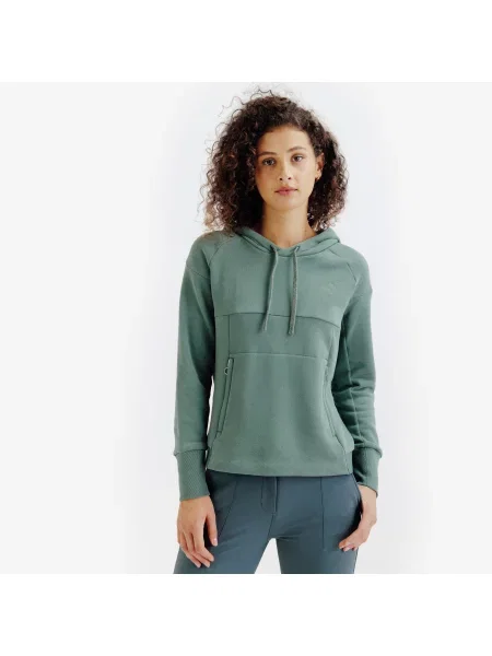 Bluza jeździecka z kapturem zielona