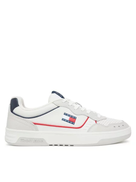 Tommy Jeans Laisvalaikio batai Tjm Cupsole Elevated balta