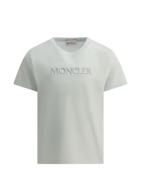 Koszulka dziecięca Moncler Enfant szara